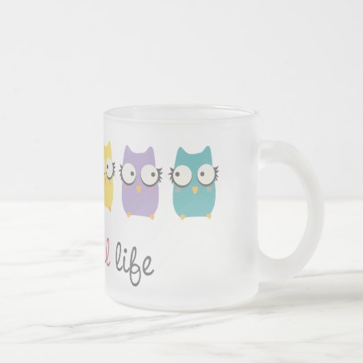 Een kleurrijke mok of glas (Rechts)