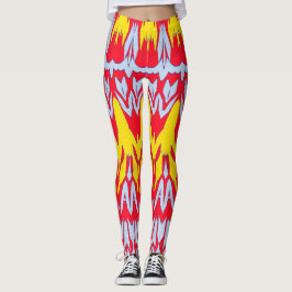 Een kleurrijke naadloze "Ratti_Creative_Arts" Legg Leggings