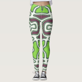 Een kleurrijke naadloze "Ratti_Creative_Arts" Legg Leggings