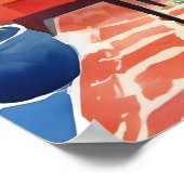 Een kleurrijke Nook Matisse stijl Poster (Hoek)