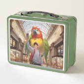 Een kleurrijke ontmoeting - Reuzenpapegaai in het  (Achterkant)