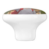 Een kleurrijke ontmoeting - Reuzenpapegaai in het Keramische Knop (Zijkant)