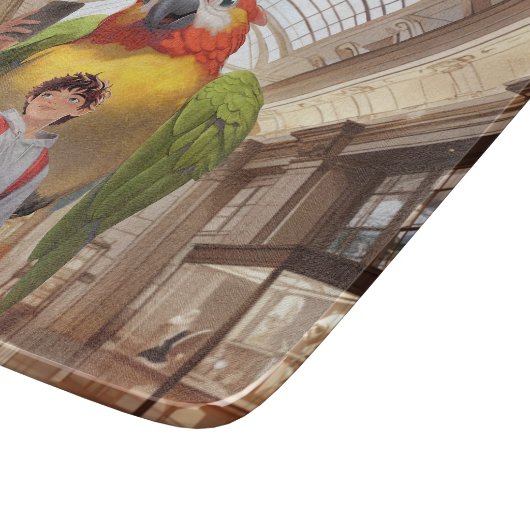 Een kleurrijke ontmoeting - Reuzenpapegaai in het  Snijplank (Hoek)