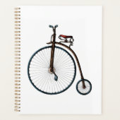 Een kleurrijke  Penny Farthing Planner (Voorkant)