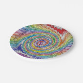 Een kleurrijke platter papieren bordje (Gekanteld)