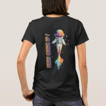 Een kleurrijke positieve kijk naar boven en naar v