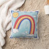 Een Kleurrijke Regenboog Kussen (Deken)