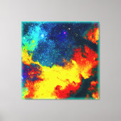 Een kleurrijke reis door het universum. Bestel nu Canvas Afdruk (Voorkant)