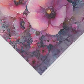 Een kleurrijke Riot van Bloemen Tissuepapier (Detail)