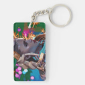 Een kleurrijke Sleutelhanger (achterkant)