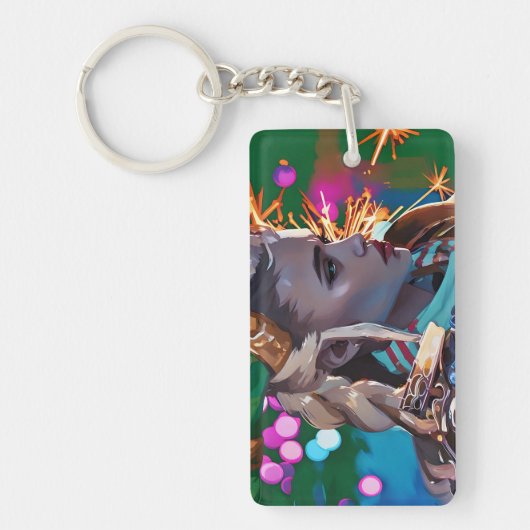 Een kleurrijke Sleutelhanger (Voorkant)