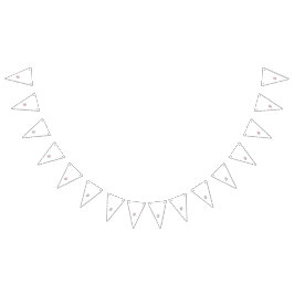 Een kleurrijke sticker met een ingewikkelde geo vlaggetjes