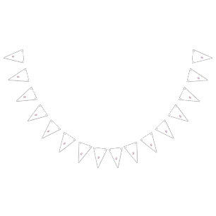 Een kleurrijke sticker met een ingewikkelde geo vlaggetjes