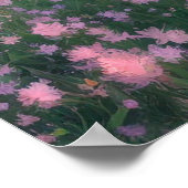 Een kleurrijke symfonie van bloemen poster (Hoek)