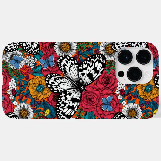 Een kleurrijke tuin Case-Mate iPhone case (Achterkant (horizontaal))