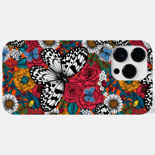 Een kleurrijke tuin Case-Mate iPhone case (Achterkant (horizontaal))