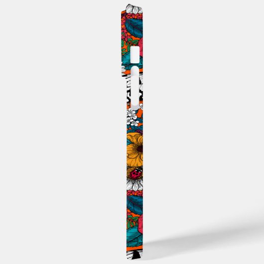 Een kleurrijke tuin Case-Mate iPhone case (Achterkant / Links)