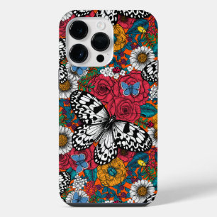 Een kleurrijke tuin iPhone 14 pro max hoesje