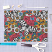 Een kleurrijke tuin tissuepapier (Craft)