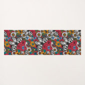 Een kleurrijke tuin yogamat (Achterkant (horizontaal))