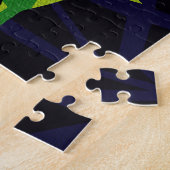 Een Kleurrijke Viering van de Eiffeltoren Legpuzzel (Zijkant)
