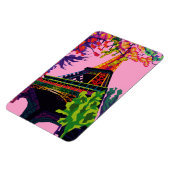 Een kleurrijke viering van de Eiffeltoren Magneet (Linkerzijde)