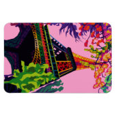 Een kleurrijke viering van de Eiffeltoren Magneet (Horizontaal)