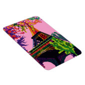 Een kleurrijke viering van de Eiffeltoren Magneet (Rechterzijde)