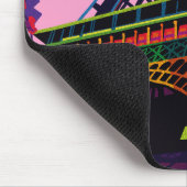 Een kleurrijke viering van de Eiffeltoren Muismat (Hoek)