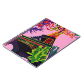 Een kleurrijke viering van de Eiffeltoren Notitieboek (Linkerzijde)