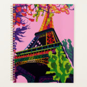 Een kleurrijke viering van de Eiffeltoren Planner (Voorkant)
