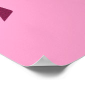 Een kleurrijke viering van de Eiffeltoren Poster (Hoek)