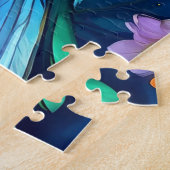 Een kleurrijke vogel legpuzzel (Zijkant)