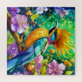 Een kleurrijke vogel legpuzzel (Horizontaal)