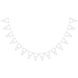 Een kleurrijke wand sticker met een ingewikkelde p vlaggetjes