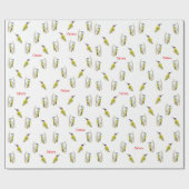 Een kleurrijke waterverf specht inpakpapier (Vlak)