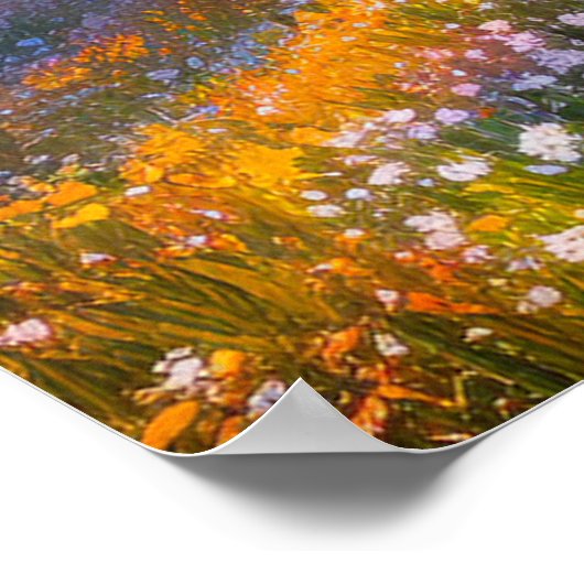 Een kleurrijke weide serenade poster (Hoek)