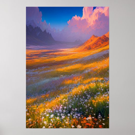 Een kleurrijke weide serenade poster (Voorkant)