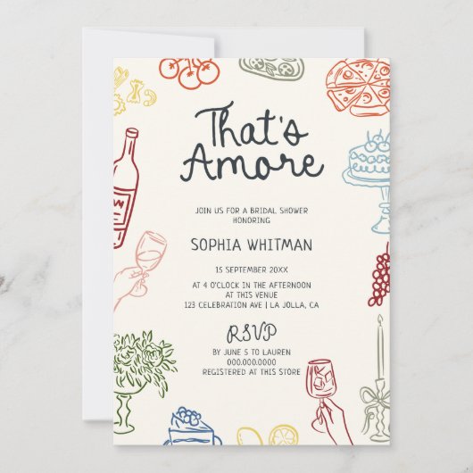 Een kleurrijker geïllustreerd Vrijgezellenfeest Kaart (Voorkant)