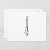 ÉÉN KLEURSPIJN BRIEFKAART (Voorkant / Achterkant)