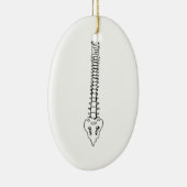 ÉÉN KLEURSPIJN KERAMISCH ORNAMENT (Rechts)