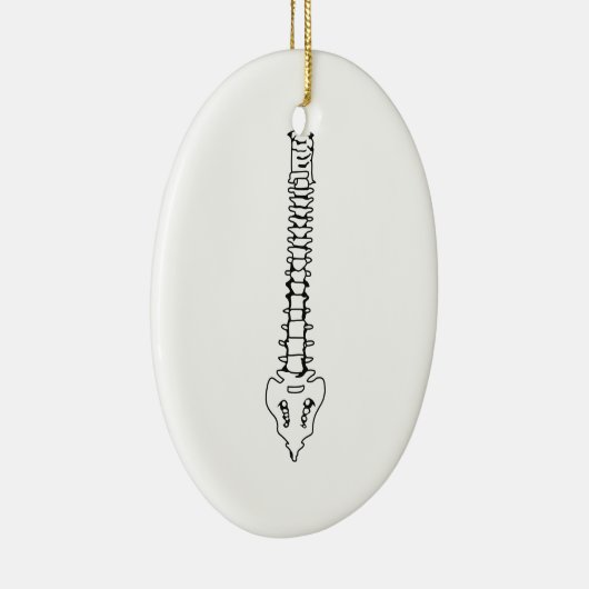 ÉÉN KLEURSPIJN KERAMISCH ORNAMENT (Rechts)