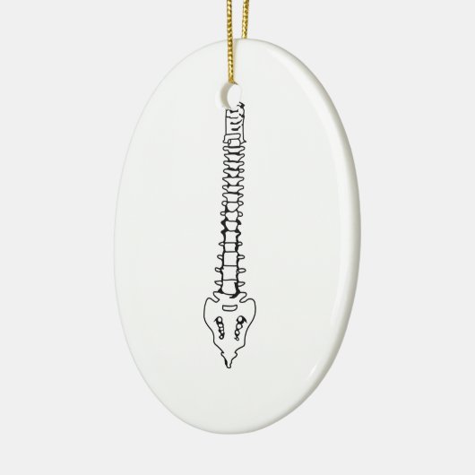 ÉÉN KLEURSPIJN KERAMISCH ORNAMENT (Links)