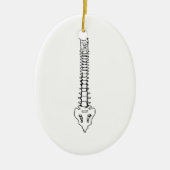 ÉÉN KLEURSPIJN KERAMISCH ORNAMENT (Voorkant)