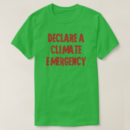 EEN KLIMAATNOODGEVAL AANGEVEN T-SHIRT