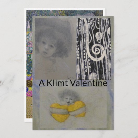 Een Klimt Valentijn (Voorkant / Achterkant)