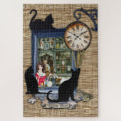 Een  klokvormer legpuzzel (Verticaal)