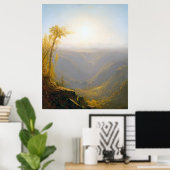 Een kloof in de bergen poster (Thuiskantoor)