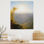 Een kloof in de bergen poster (Keuken)