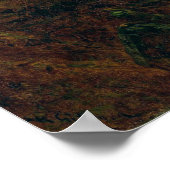 Een kloof in de bergen poster (Hoek)